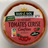 Tomates cerise confites au basilic