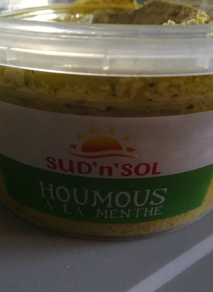 Houmous à la menthe