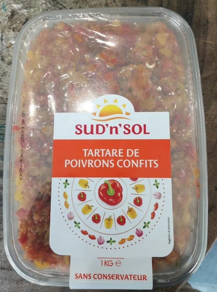 Tartare de poivrons confits