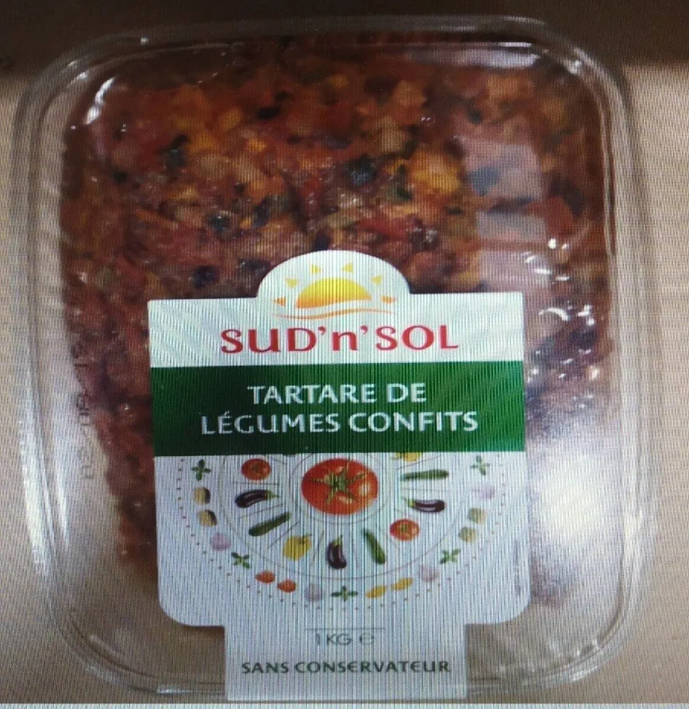 Tartare de légumes confits