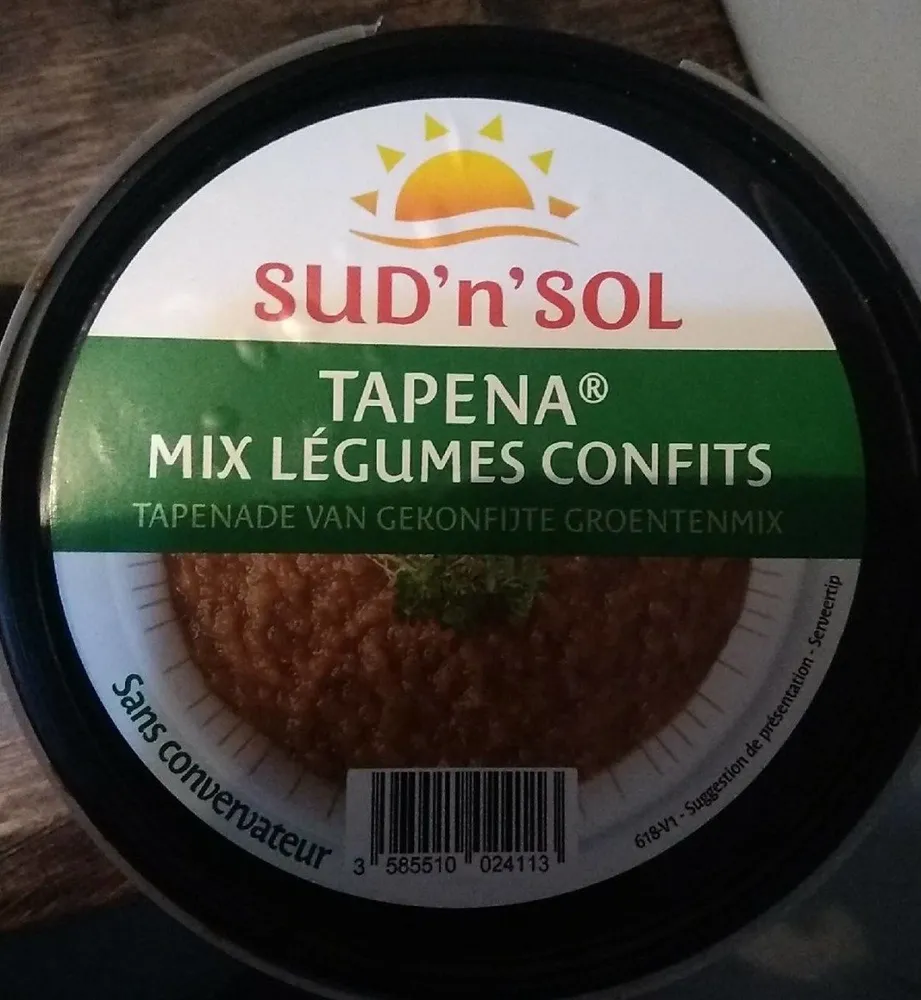 Tapenade mix légumes confits