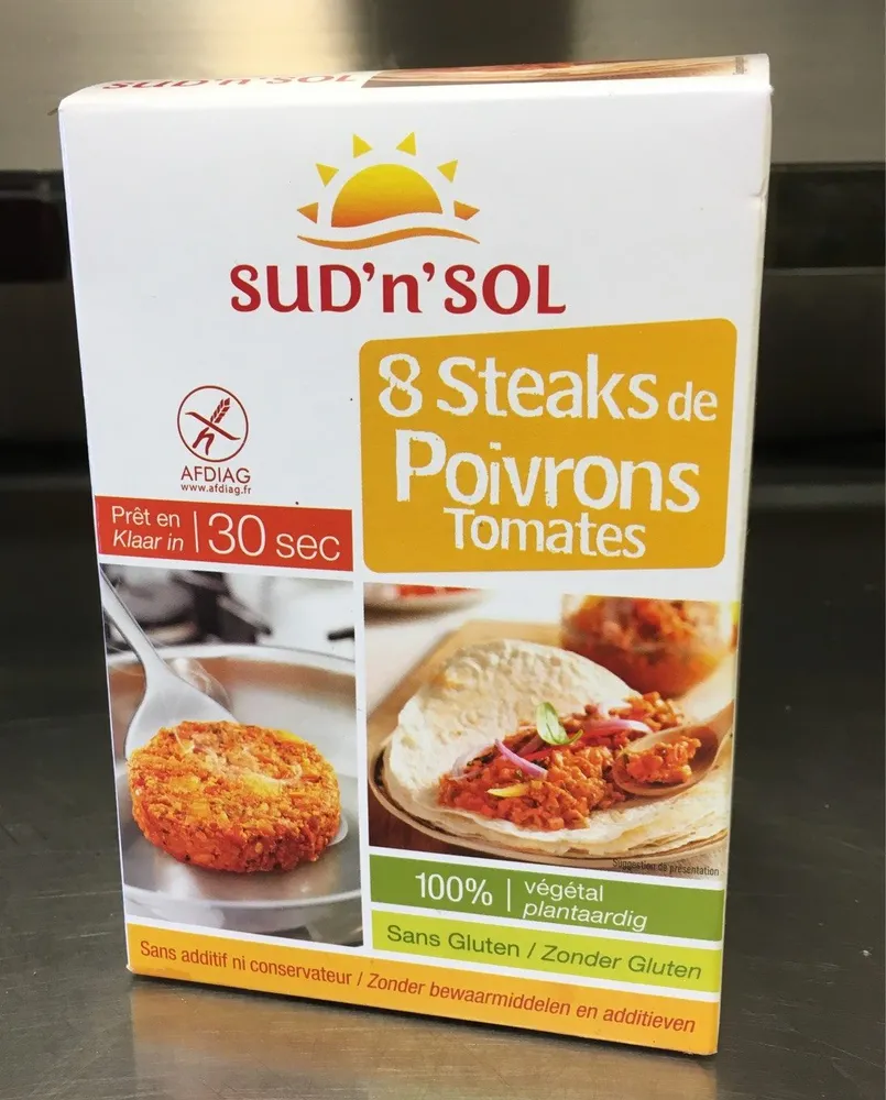 Steaks de poivrons tomates