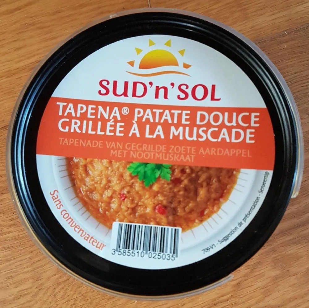 Tapena Patate douce grillée à la muscade