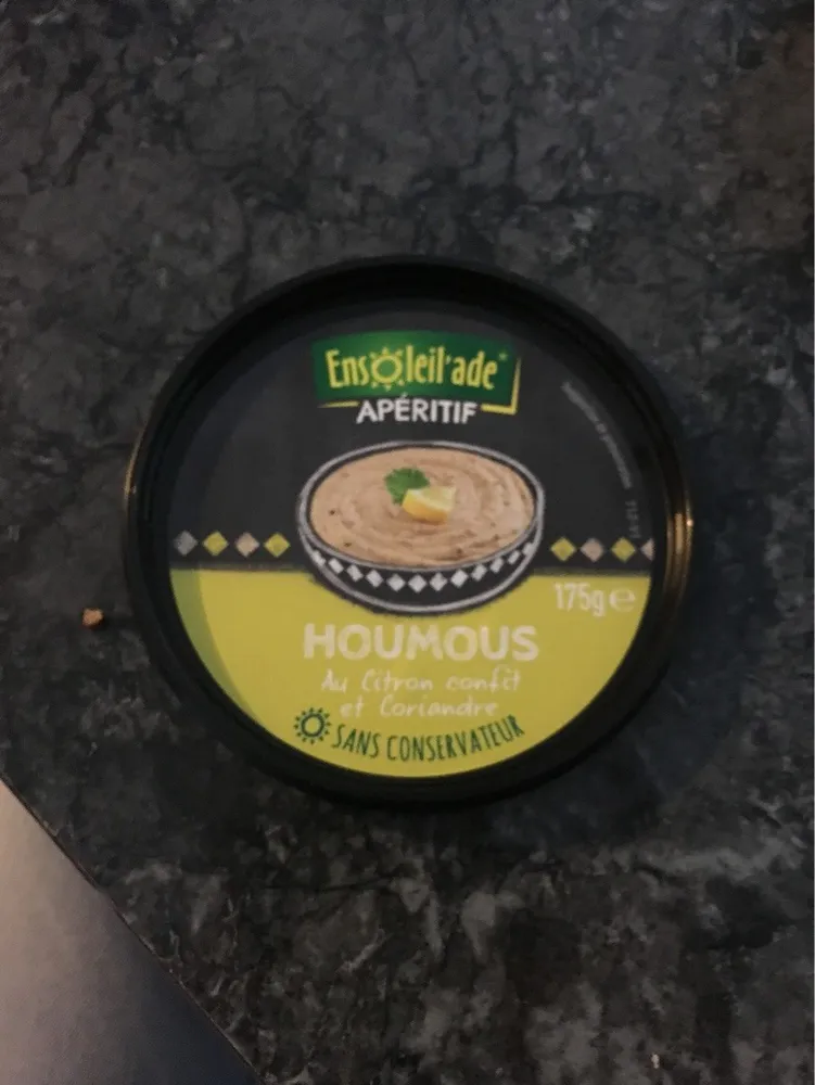 Houmous au citron vert et coriandre