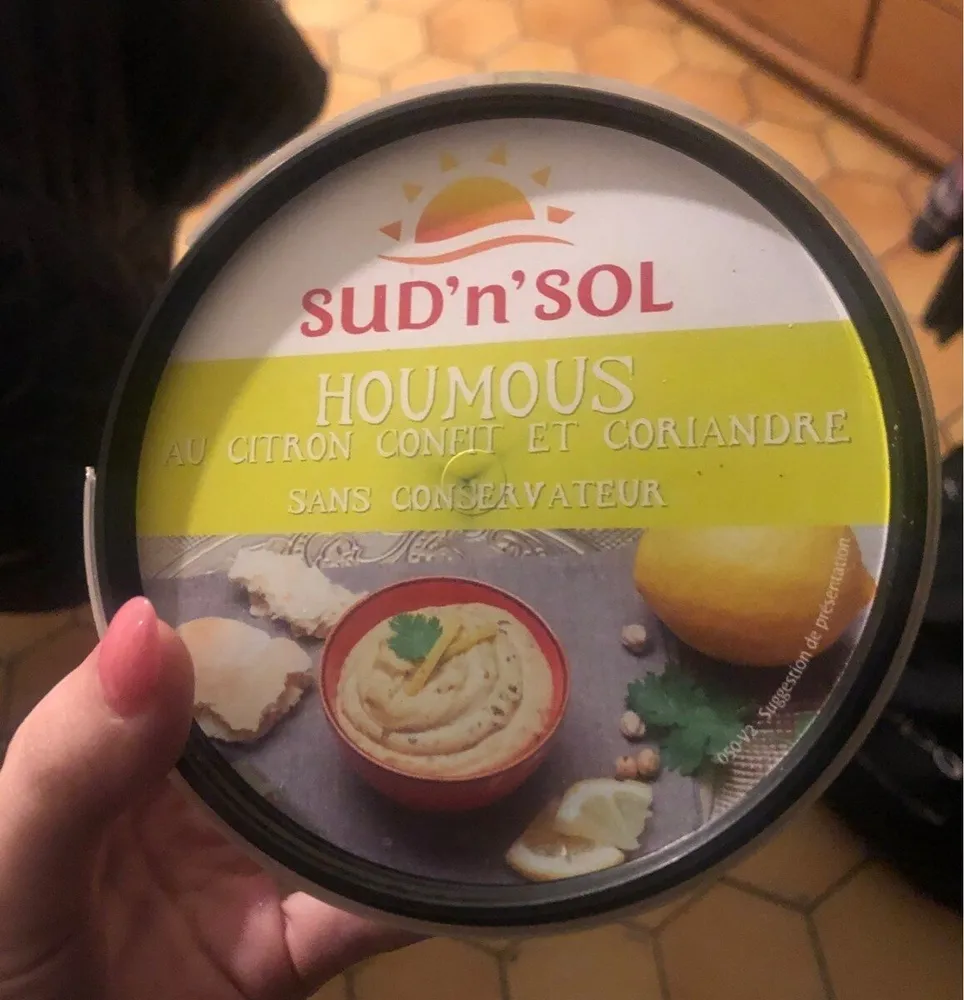 Houmous citron vert coroandtr