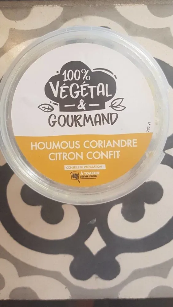 Houmousse coriandre citron confit