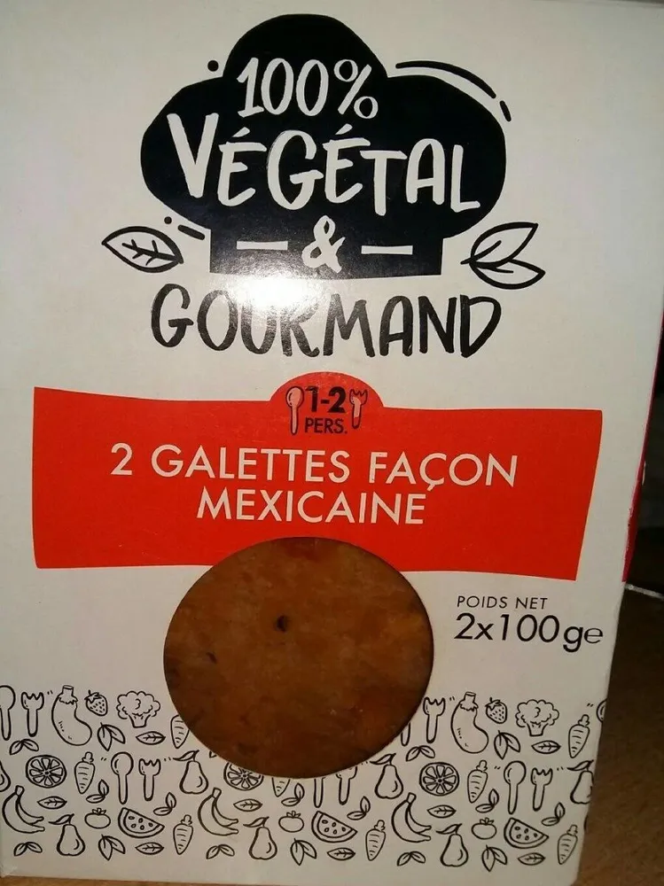 2 galettes façon mexicaine