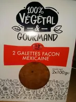 2 galettes façon mexicaine