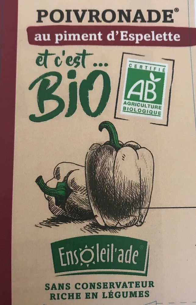 Poivronade BIO