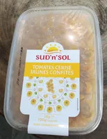 Tomates cerise jaunes confites
