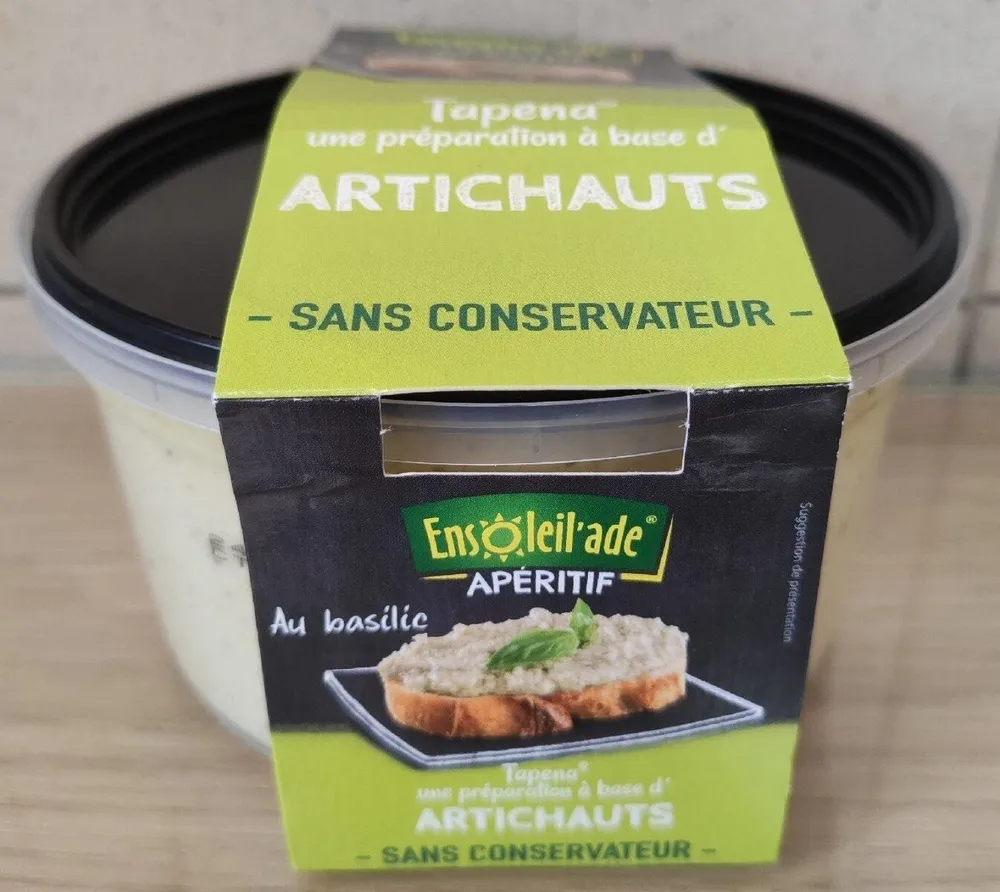 Tapenade préparation à base d'artichauts