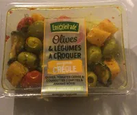 Olives et legumes a croquer  inspiration creole