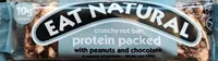 Crunchy nut bar protein packed with peanuts and chocolate