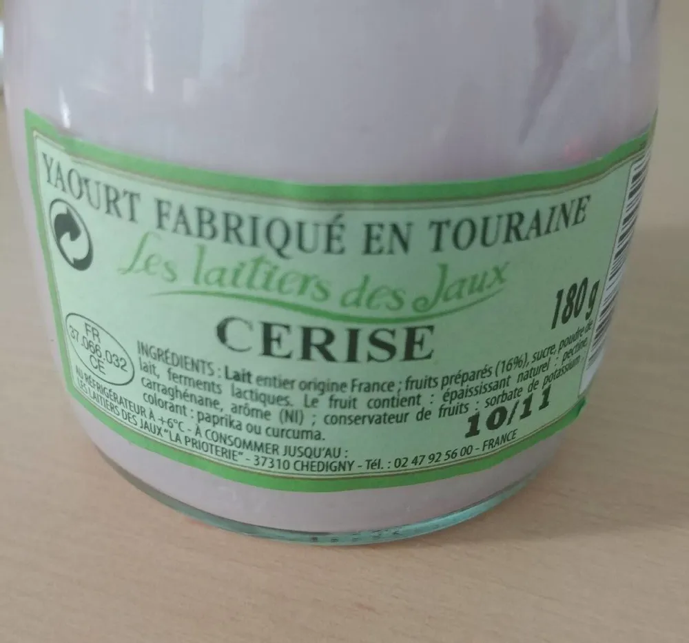 Yaourt Cerise