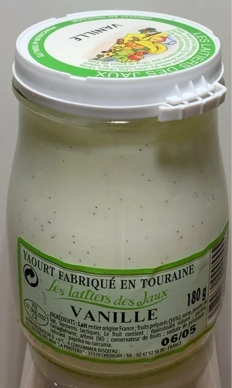 Yaourt fabriqué en touraine