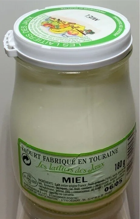 Yaourt fabriqué en Touraine - Miel
