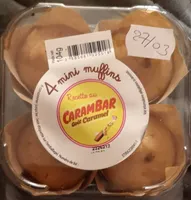 4 Mini muffins carambar