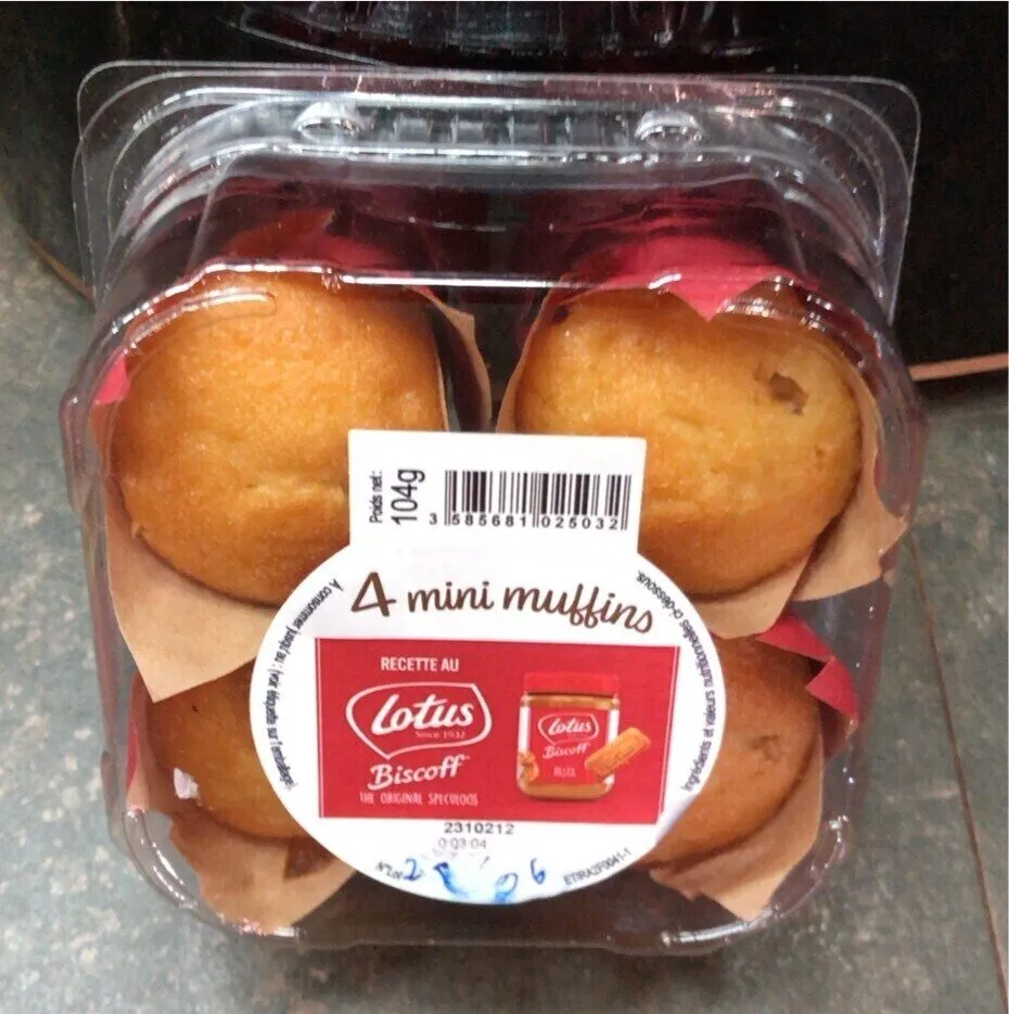 Mini muffins fourré Spéculos Lotus