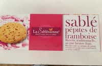 Sablé pépites de framboise
