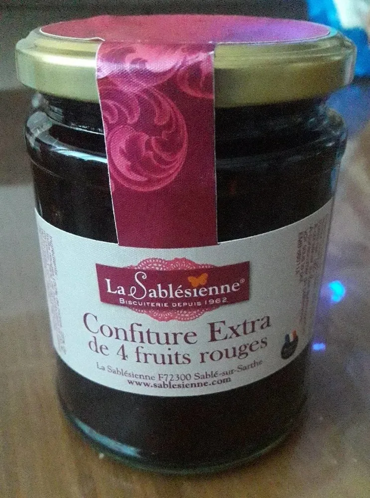 Confiture Extra de 4 fruits rouges