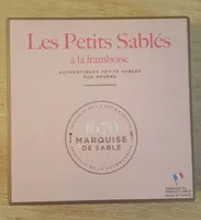 Les petits sablés à la framboise