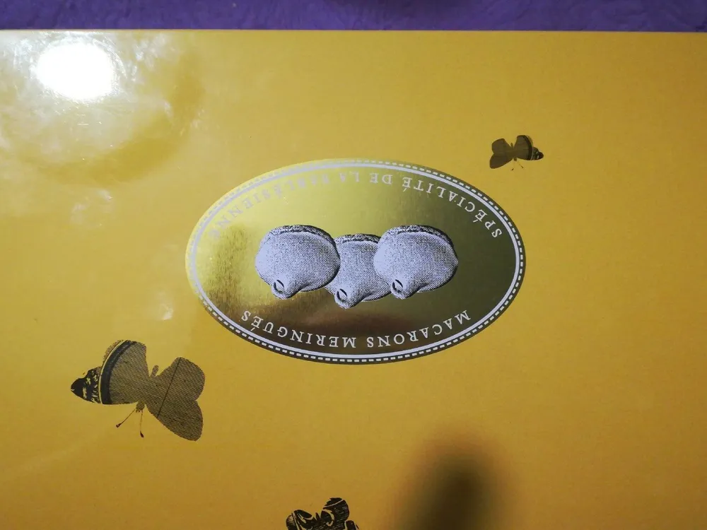Macaron Caramel,Boîte En Métal