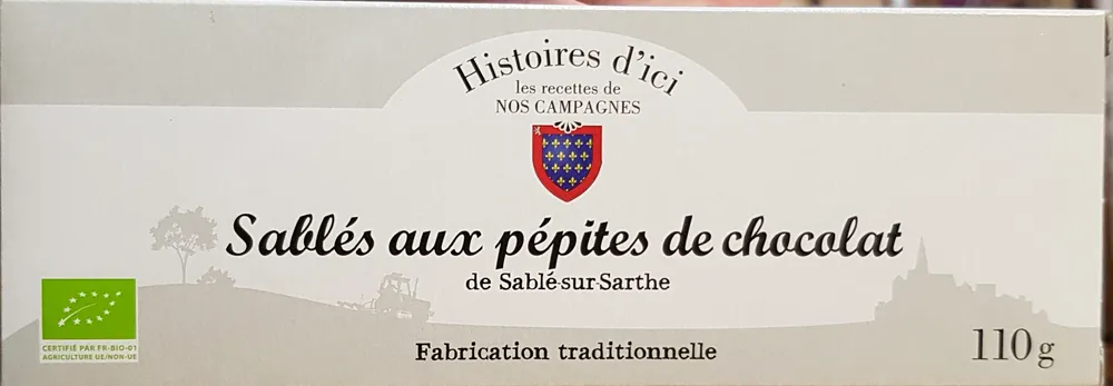 Sablés pepites de chocolat