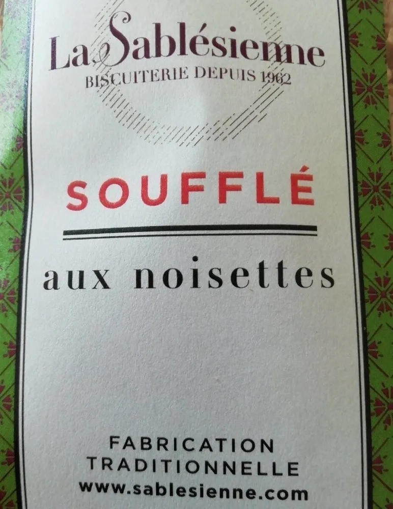Soufflé aux noisettes