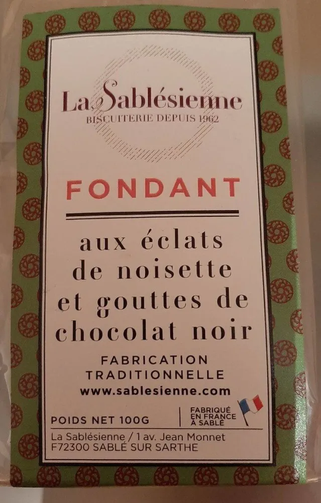 Fondant aux éclats de noisette