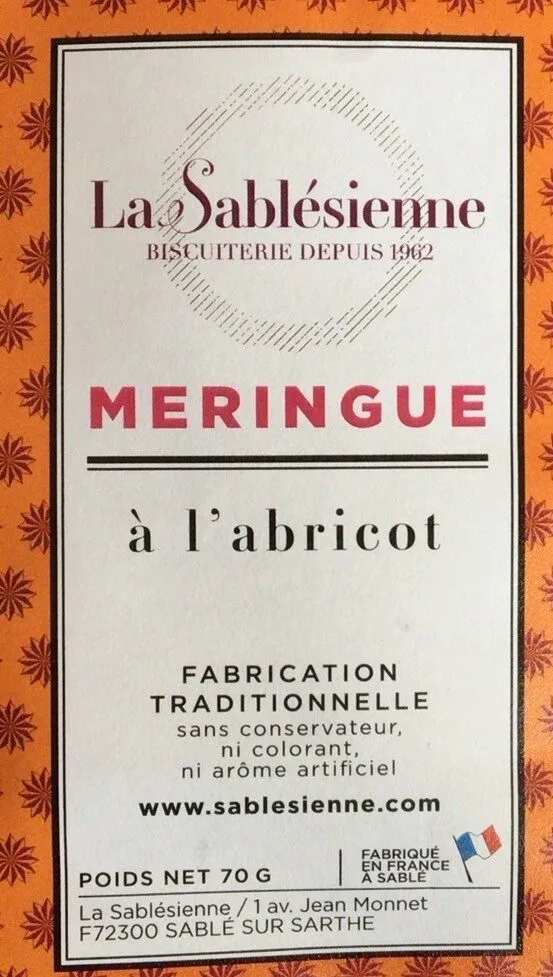 Meringues à l’abricot