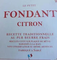 Fondant citron