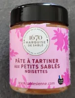 Pâte à tartiner aux petits sablés noisettes