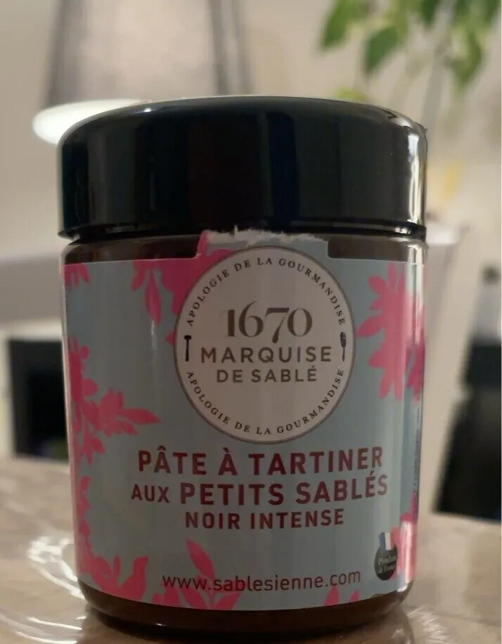 Pâte à tartiner aux petits sablés Noir intense