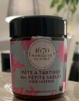 Pâte à tartiner aux petits sablés Noir intense