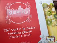 Iced strawberry green tea