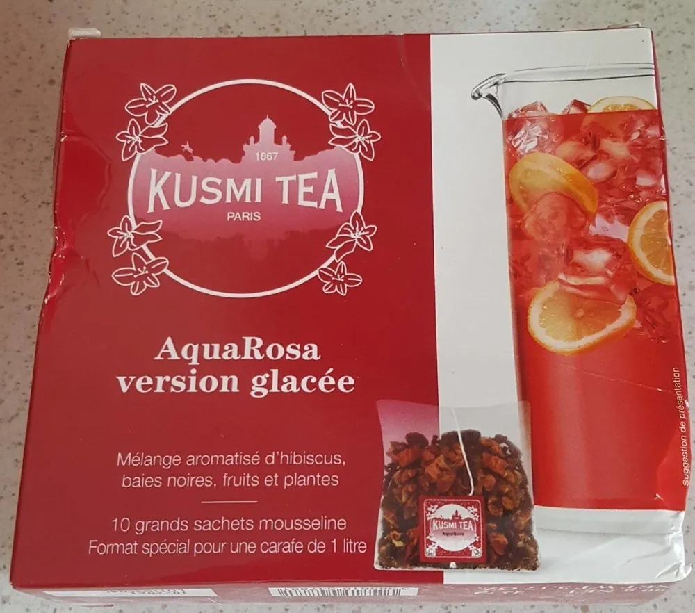 Thé Glacé Aquarosa - Hibiscus, Baie Et Fruits Rouges