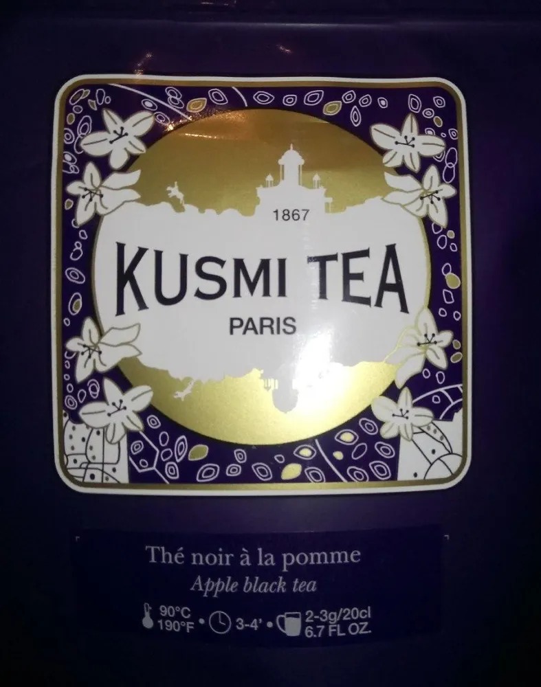 Thé noir à la pomme