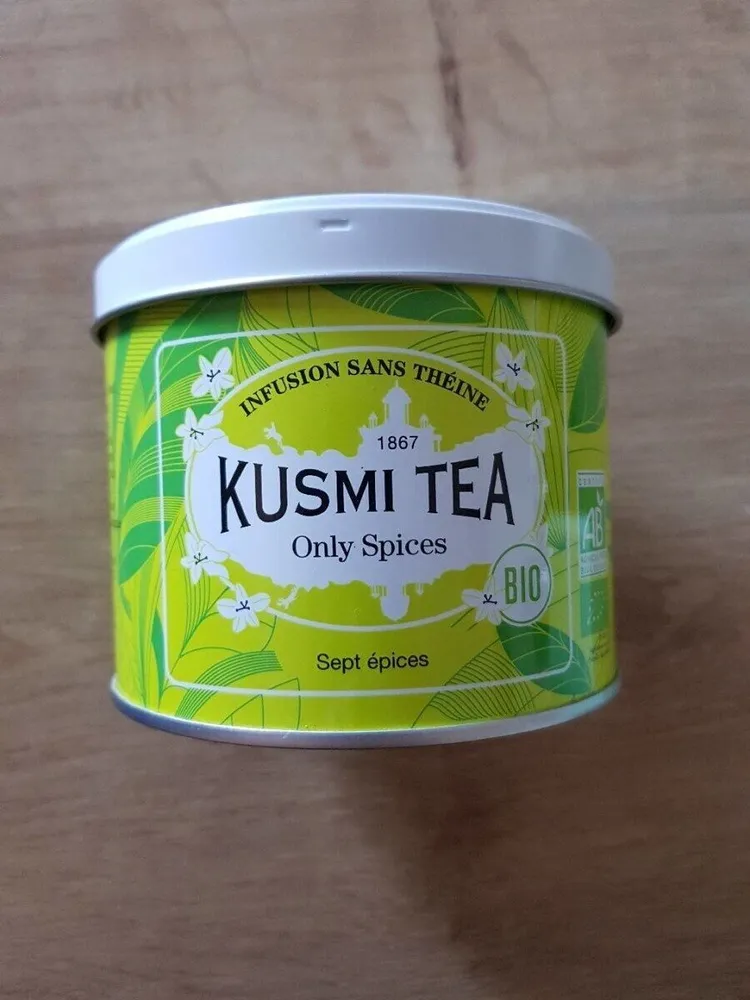Infusion sans théine KUSMI TEA Only Spices BIO