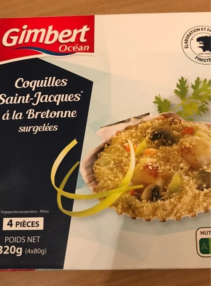 Coquilles daint jacques a la bretonne