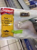 Pavés de cabillaud du pacifique crus surgelé poids net