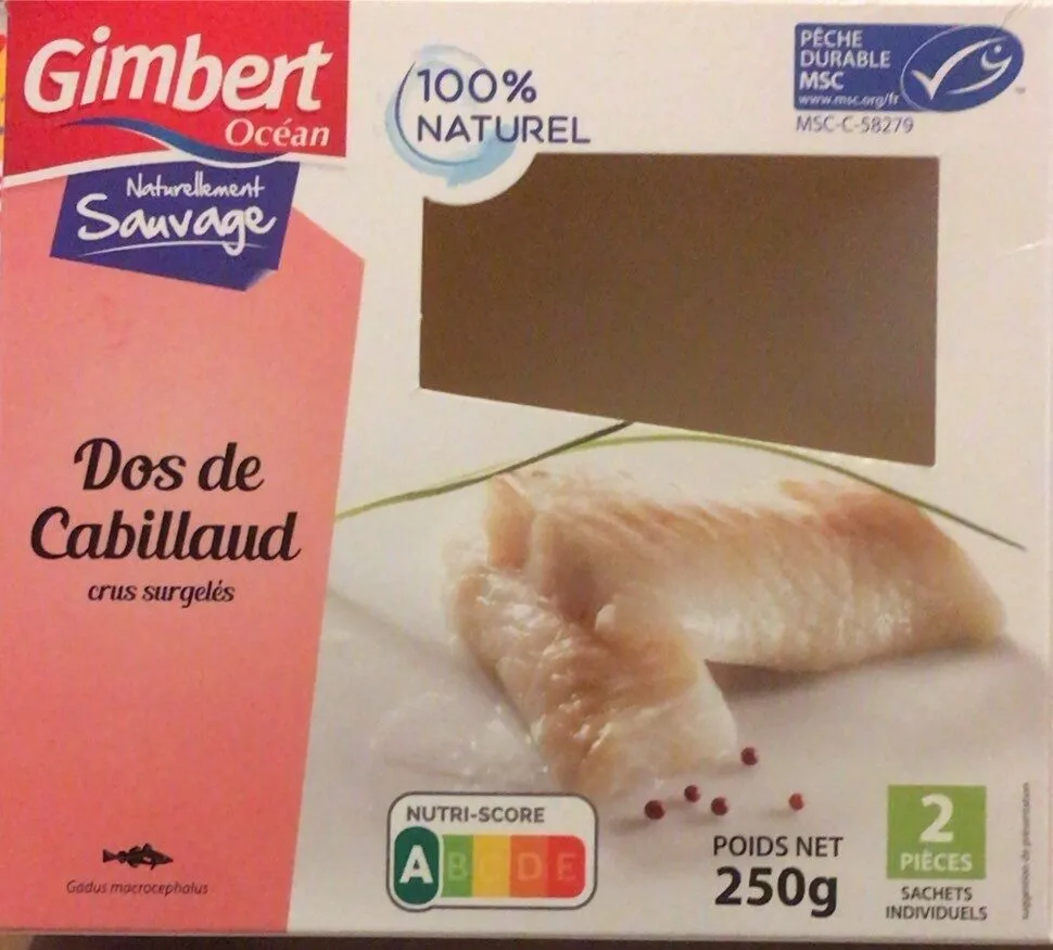 Dos de cabillaud