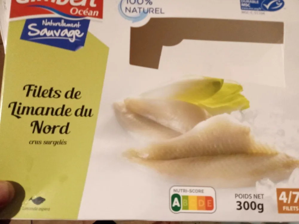 Filets de limande du nord