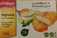Tempura filets de cabillaud