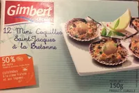 12 mini coquilles saint-jacques a la Bretonne