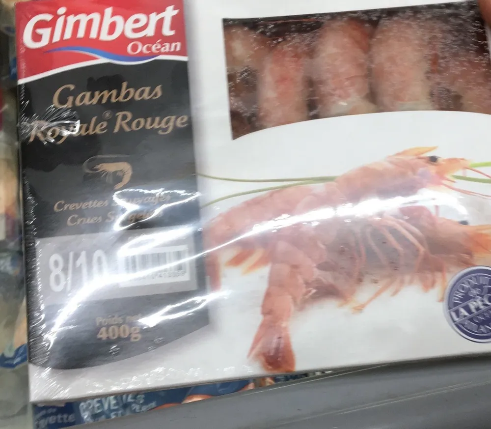 Gambas rouges