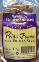 Petits fours aux fruits secs