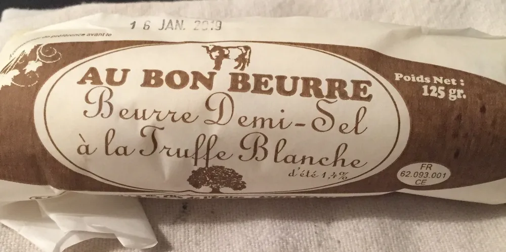 Beurre demi sel a la truffe blanche