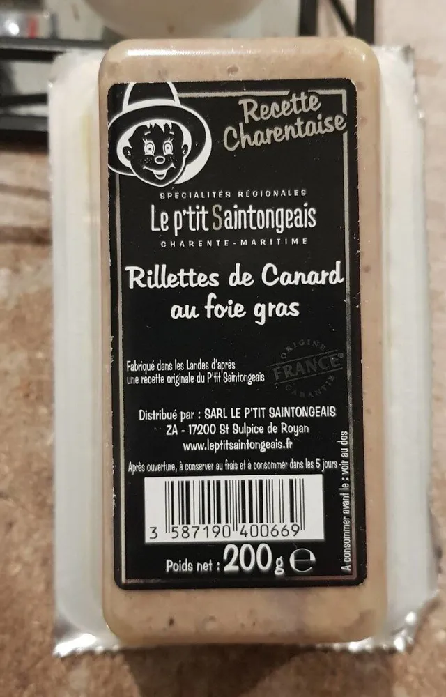 Rillettes de Canard au foie gras