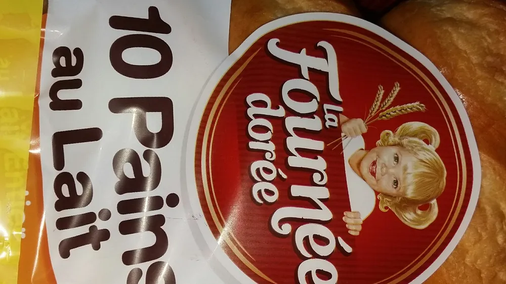 Fournée dorée pains au lait x10 lot