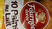Fournée dorée pains au lait x10 lot